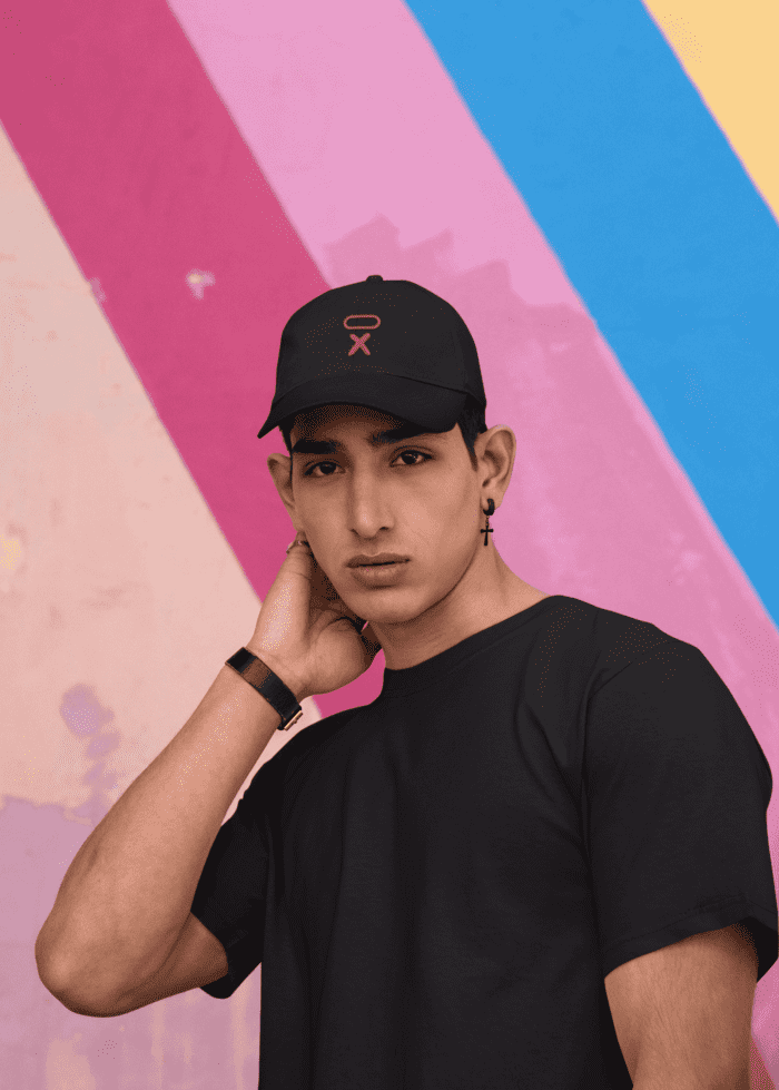 Black Solid T-Shirts CrossX