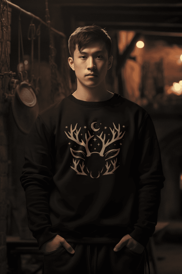 CrossX Black Printed Sweatshirt