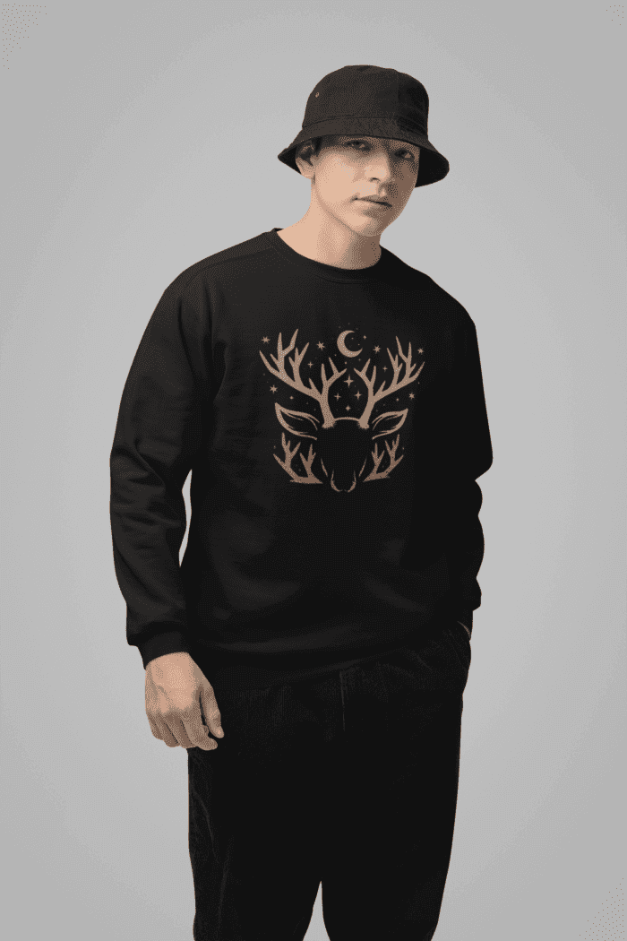 CrossX Black Printed Sweatshirt - Image 2