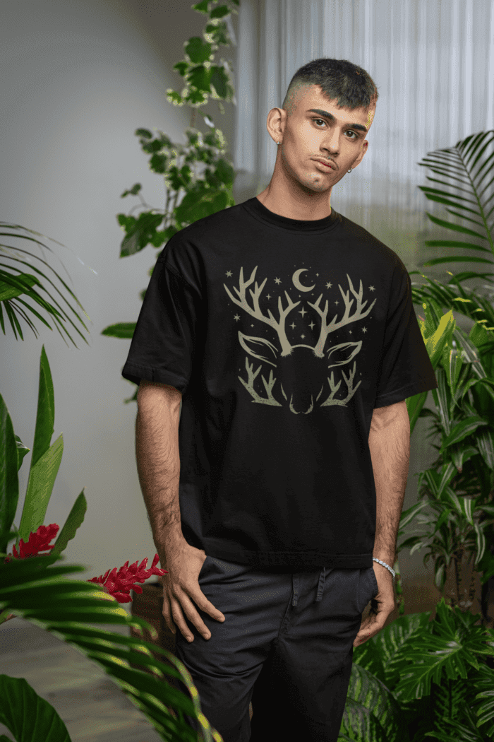 CrossX Oversized Black Printed T-Shirts - Image 2
