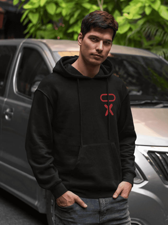 Batman Black Printed Hoodie CrossX - Image 3
