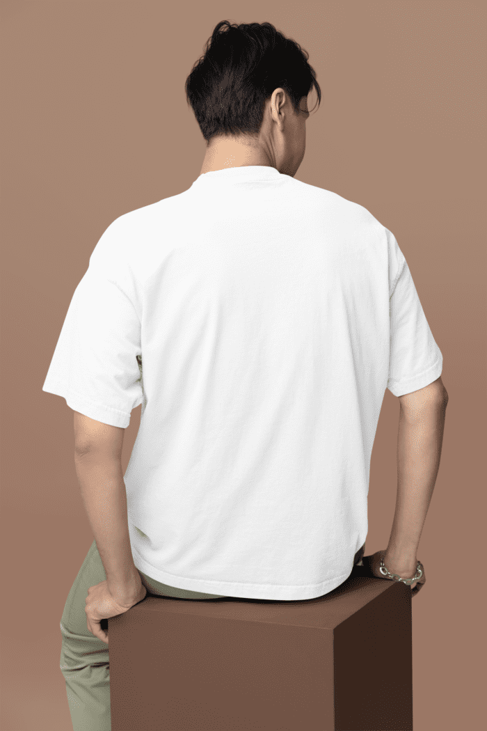 Venomous Spider Oversized White Printed T-Shirts - Image 3